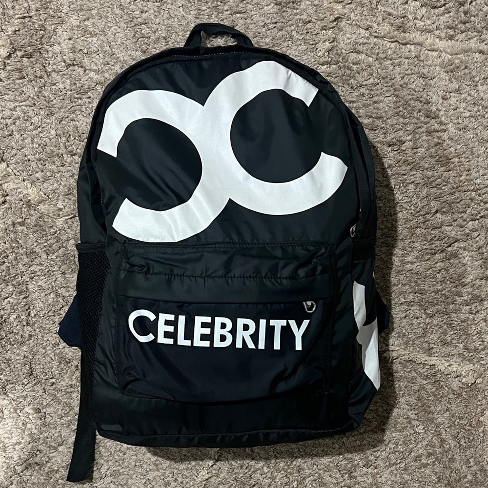 Celebrity Black Backpack for Men